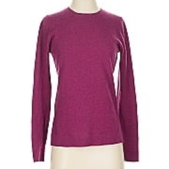Kinross 100% Cashmere Long Sleeve Crewneck Sweater - Size S (Small) - Picture 1 of 1